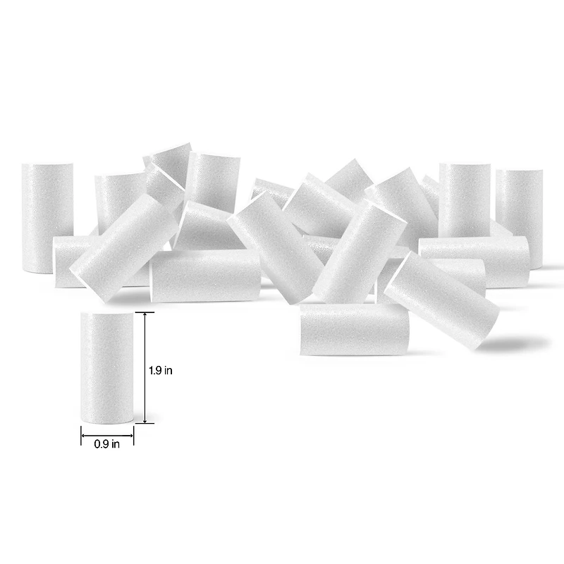 FloraCraft® CraftFōM® 1" x 2" White Foam Rods, 24ct.