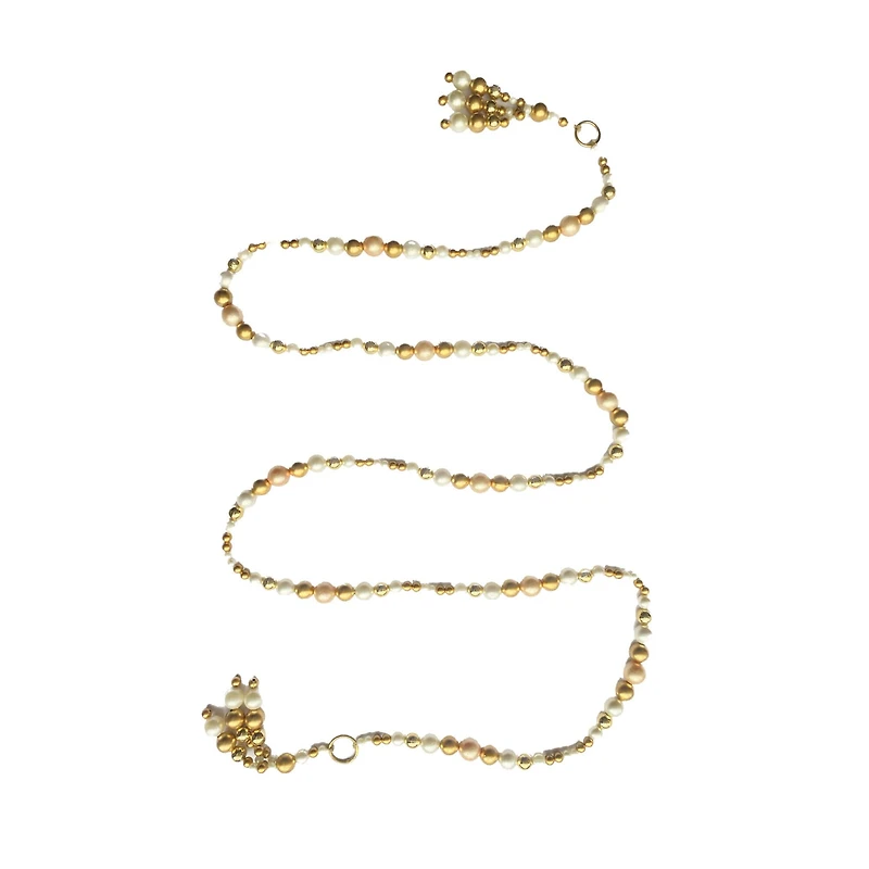 Hello Honey® 6ft. Metallic Acrylic Bead Garland with Tassels