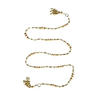 Hello Honey® 6ft. Metallic Acrylic Bead Garland with Tassels