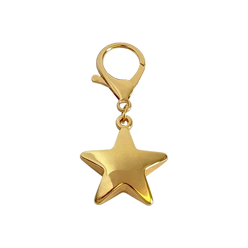 Blue Moon Studio™ Large Gold Star Bag Charm