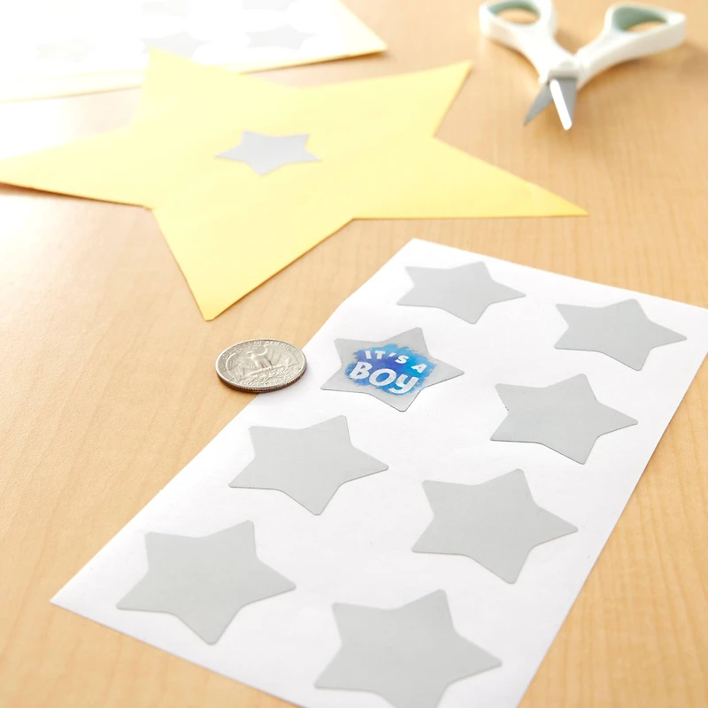 Scratch Star Baby Boy Stickers by Recollections™