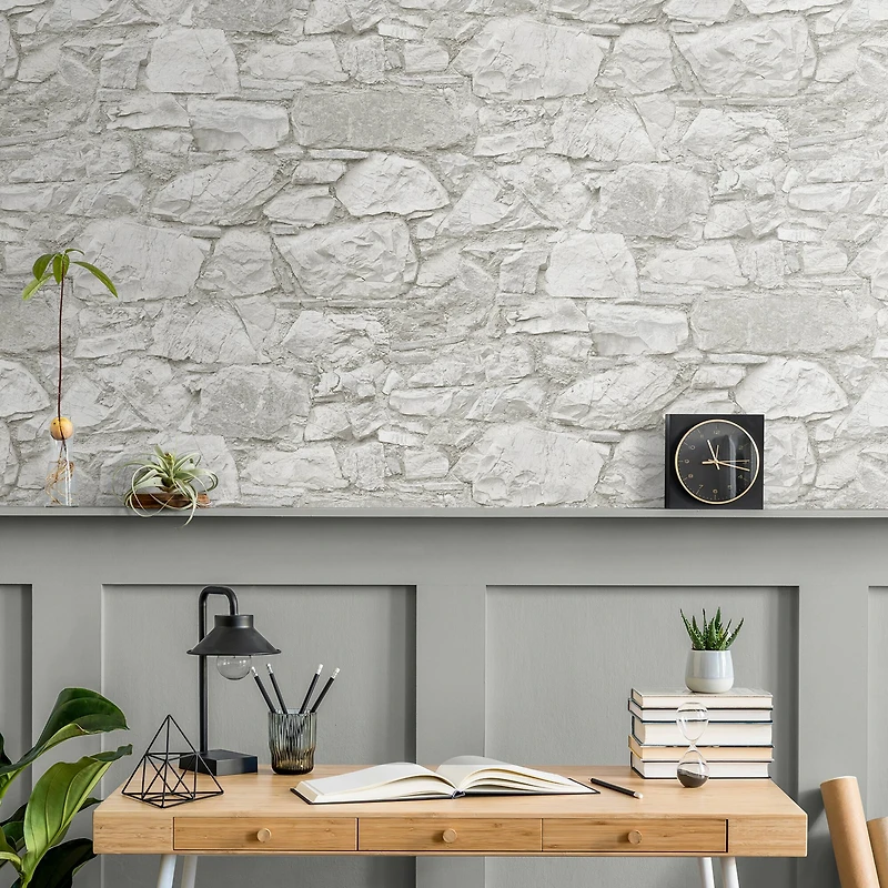Surface Style Stone's Throw Peel & Stick Wallpaper