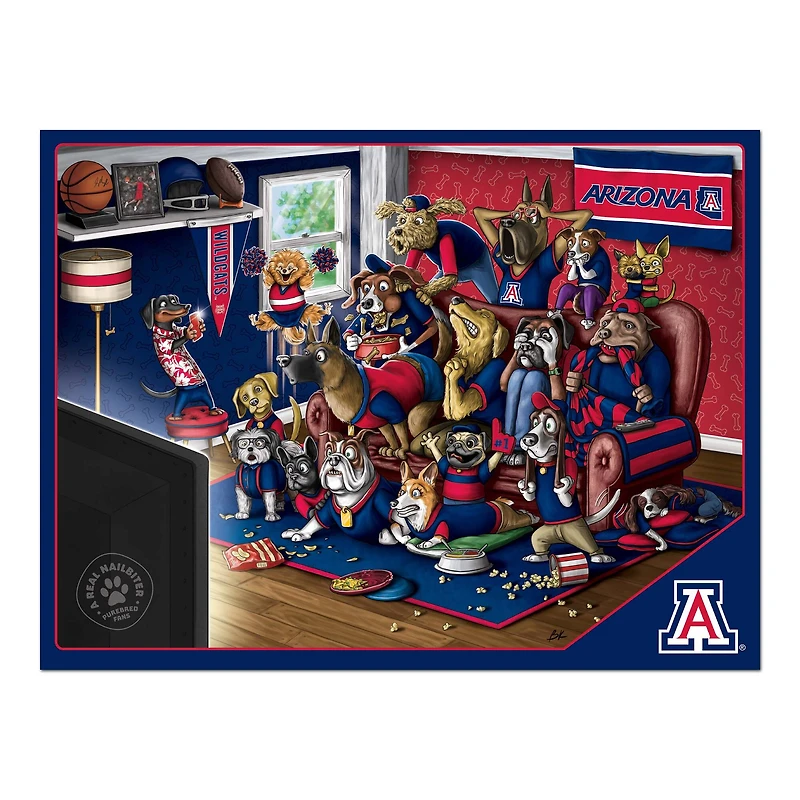 College Football Purebred Fans A Real Nailbiter 500 Piece Puzzle