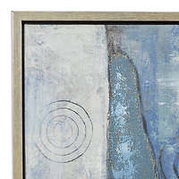 Gray Contemporary Abstract Canvas Wall Art