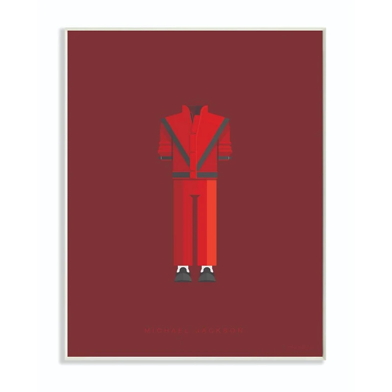 Stupell Industries Michael Jackson Wooden Wall Plaque