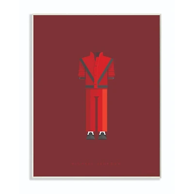 Stupell Industries Michael Jackson Wooden Wall Plaque