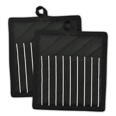 DII® Chef Stripe Potholders