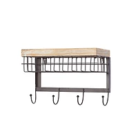 Brown Metal Farmhouse Wall Hook