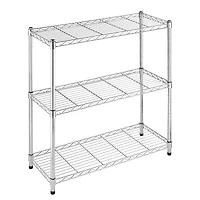 Whitmor 3-Tier Supreme Wide Chrome Shelves