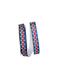 JAM Paper 5/8" x 20yd. Grosgrain Patriotic Ribbon