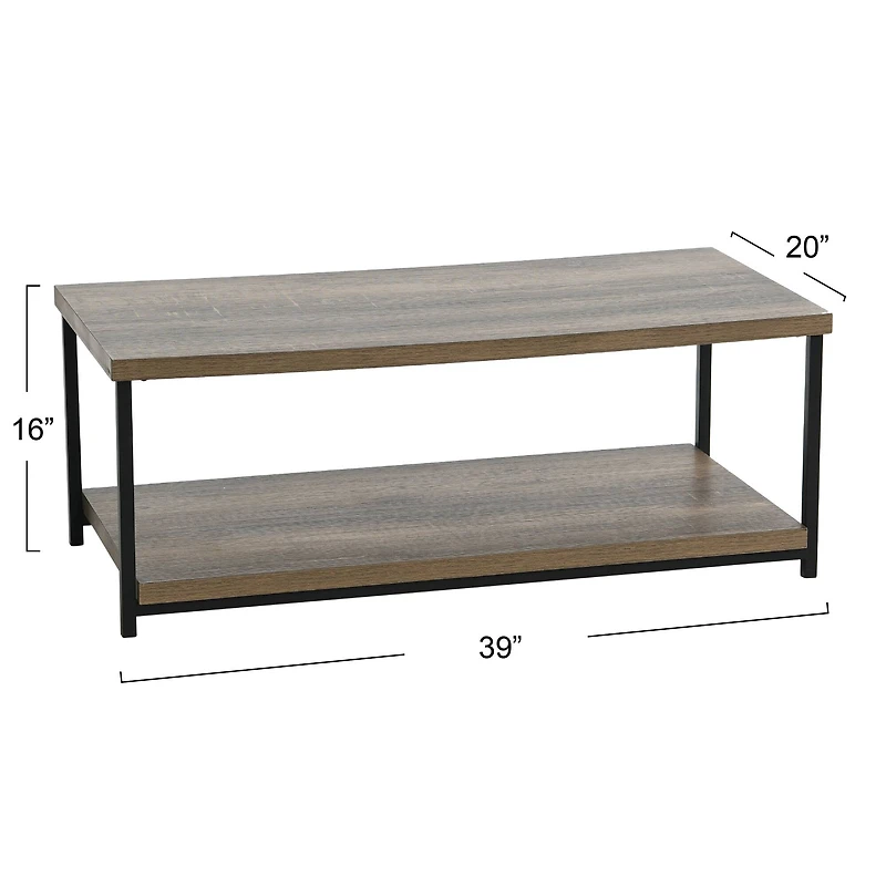 Household Essentials 39" Jamestown Coffee Table