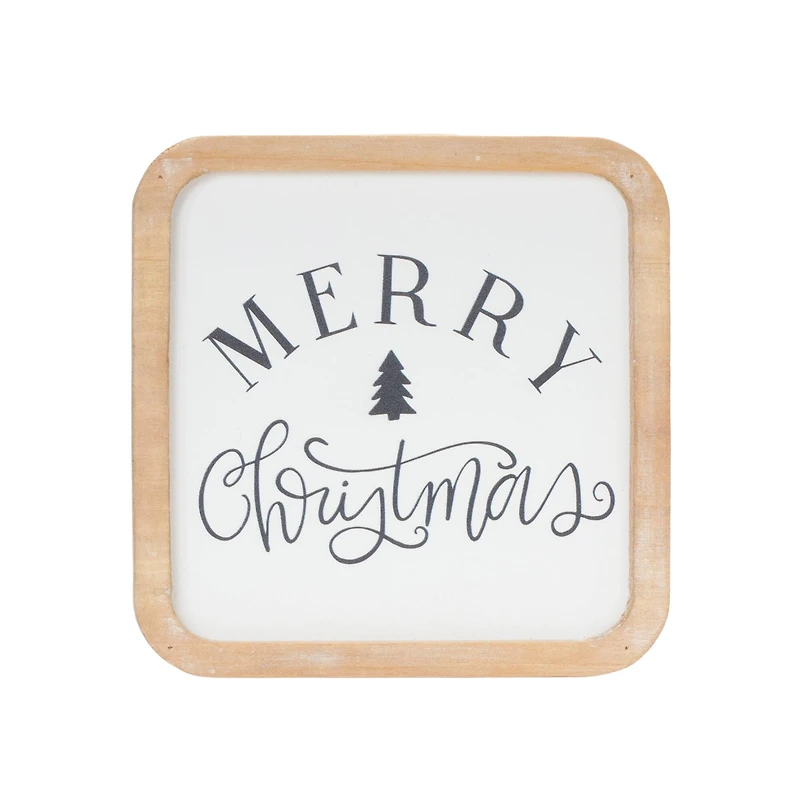 Jingle Merry Christmas Plaque Hanging Wall Décor Set