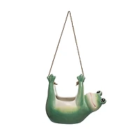 Hello Honey® 6.75" Hanging Ceramic Frog Planter