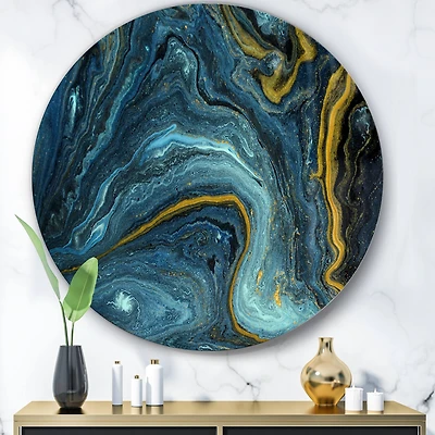 Designart - Agathe Ripple Golden Rivers
