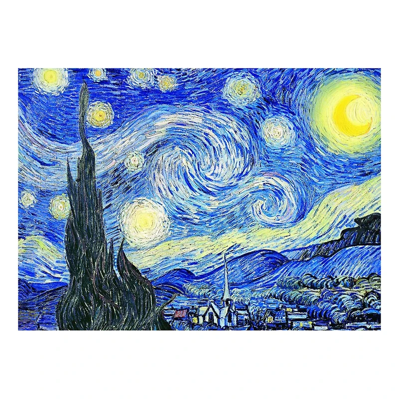 Vincent Van Gogh Starry Night 1000 Piece Jigsaw Puzzle