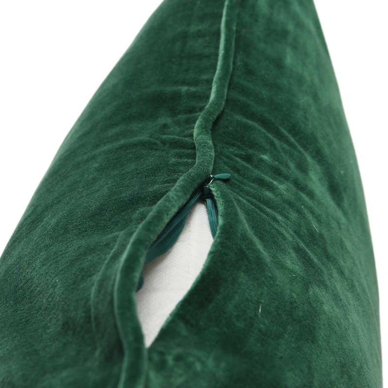 Hello Honey® 20" Square Velvet Pillow Cover with Piping