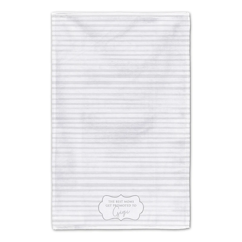 The Best Moms Get Promoted to Gigi Tea Towel Set