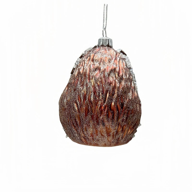 3.75" Bejeweled Hedgehog Glass Ornament by Ashland®