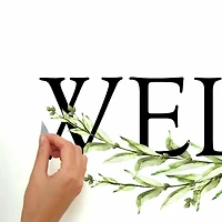 RoomMates Welcome Quote Peel & Stick Wall Decal