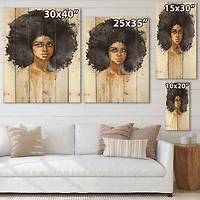 Designart - Portrait of African American Woman X