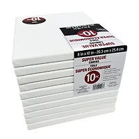 10 Pack 8" x 10" Super Value Canvas by Artist's Loft®