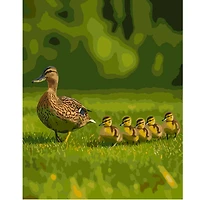 16" x 20" Duck Parade Paint-by-Number Kit by Artist's Loft®