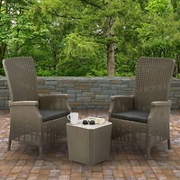 Bracknell Collection Brown All-Weather Chat Set