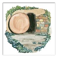 Easter Tomb Canvas Wall Art