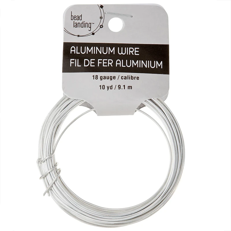 Rhodium 18-Gauge Aluminum Wire By Bead Landing™