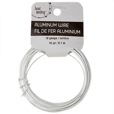 Rhodium 18-Gauge Aluminum Wire By Bead Landing™