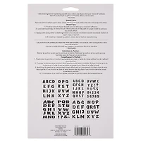 1.5" Comic Book Alphabet Stencils by Craft Smart®