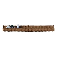 Hello Honey® Handwoven Rattan 36" Floating Shelf