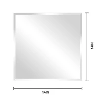 14" Beveled Glass Mirror by Make Market®