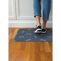 FloorPops Bones Blue Anti-Fatigue Comfort Floor Mat, 32" x 20"