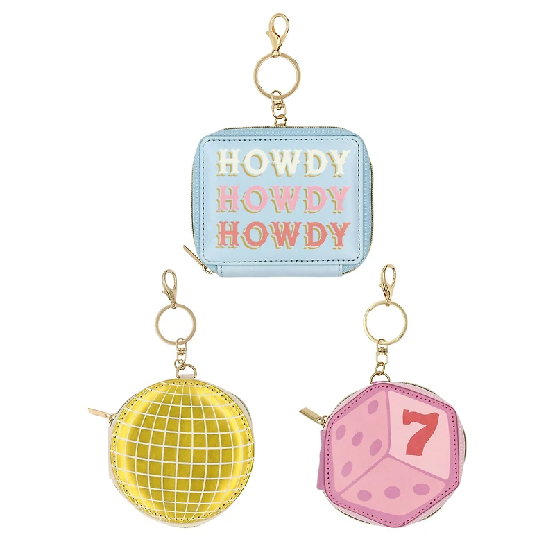 Assorted Vegas Cowgirl Coin Purse, 1pc. by Fab Finds