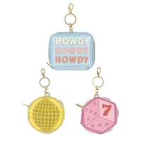 Assorted Vegas Cowgirl Coin Purse, 1pc. by Fab Finds