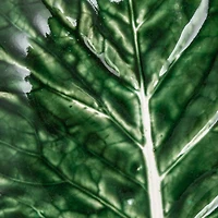 Hello Honey® 9" Green Hand-Painted Embossed Stoneware Cabbage Bowls, 4ct.