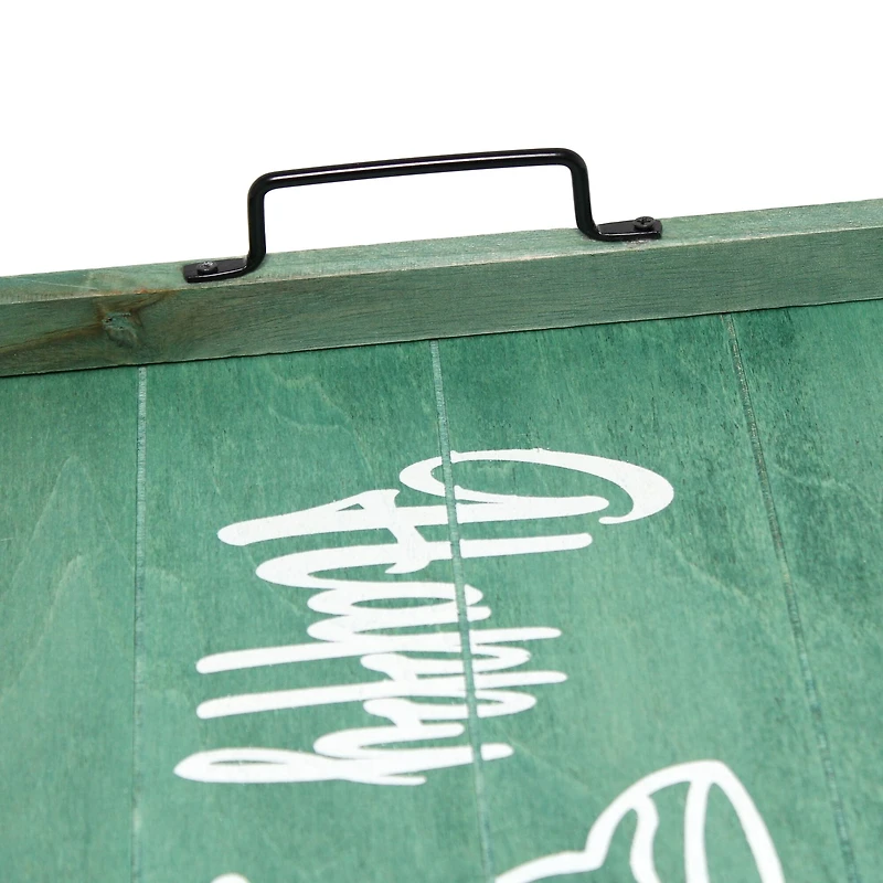 Elegant Designs™ 15.5" Happy Hour Serving Tray with Handles