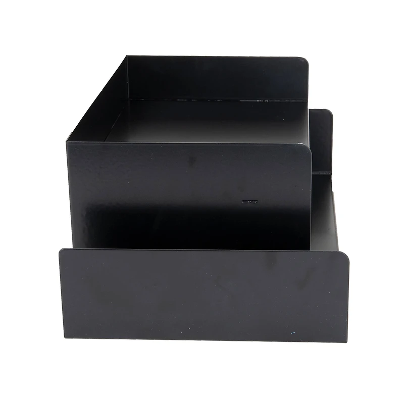Mind Reader Black Tiered Letter Tray