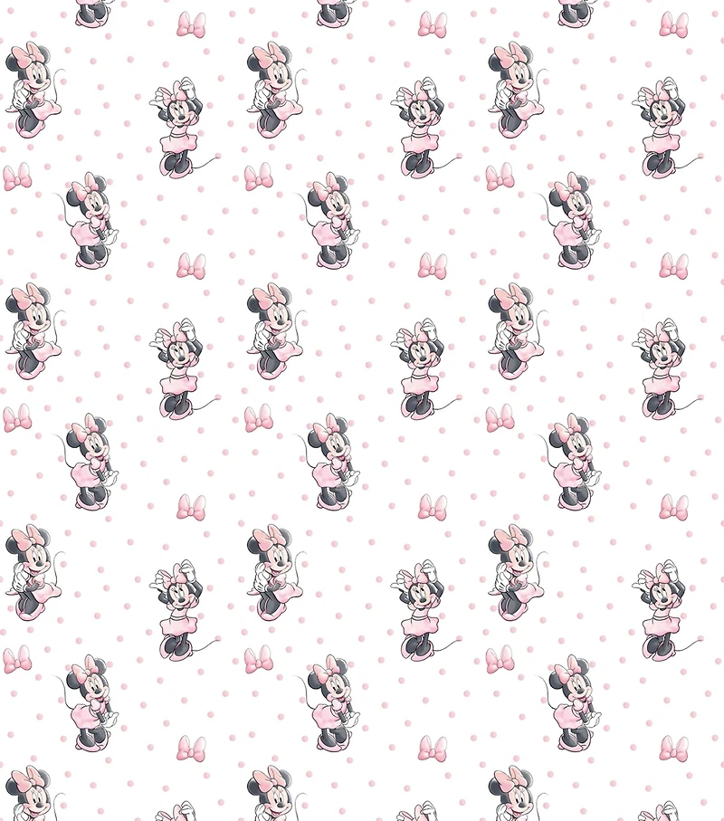 Disney® Minnie Traditional Bow & Dots Cotton Fabric