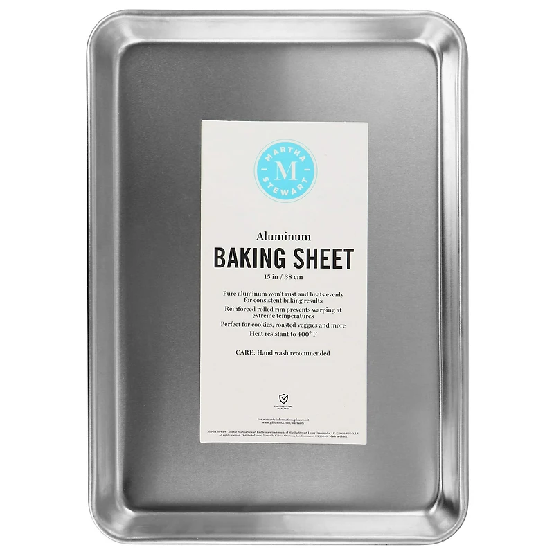 Martha Stewart 15" Aluminum Baking Sheet