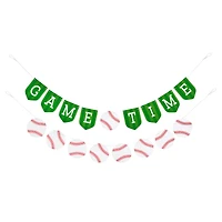 12 Pack: 5ft. Green & White Game Time Baseball Banner Set by Celebrate It™