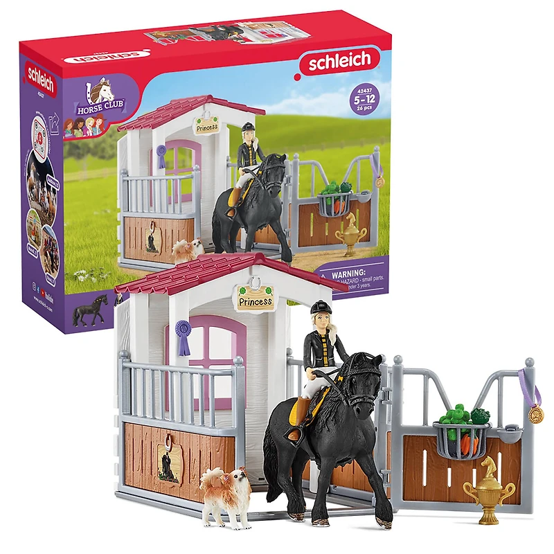 Schleich Horse Club Horse Box with Tori & Princess Playset
