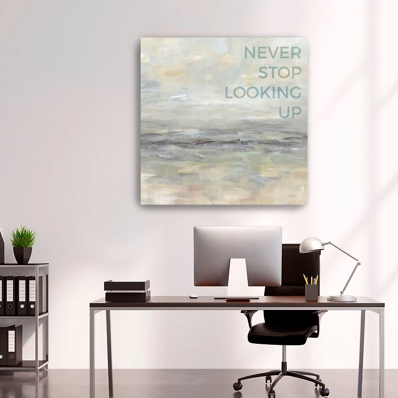 Never Stop Looking Up Canvas Giclee