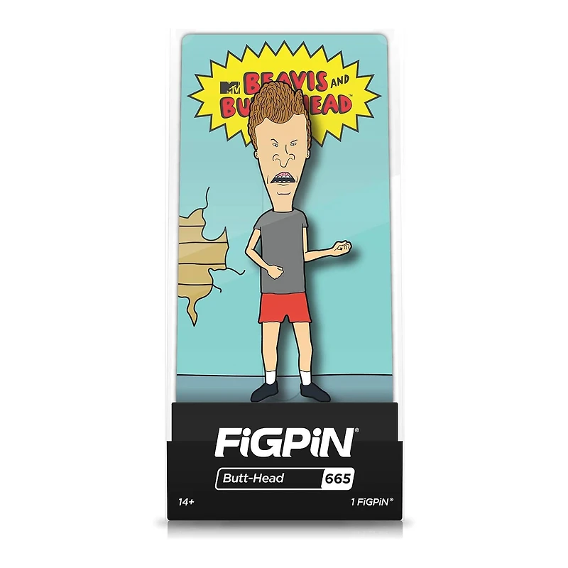 FiGPiN® Butt-Head Enamel Pin