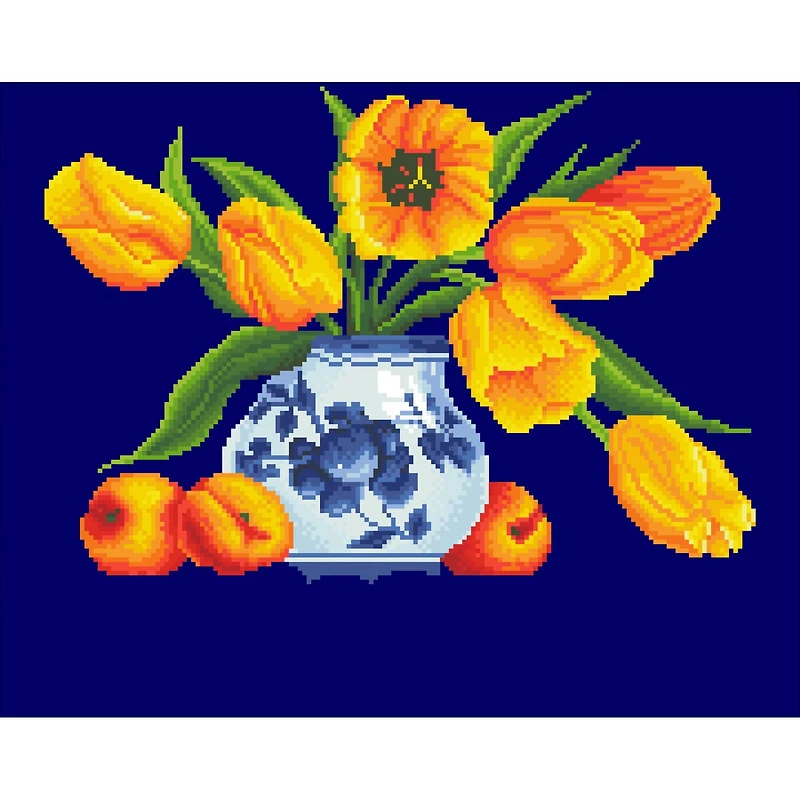 Diamond Dotz® Yellow Tulips Diamond Painting Kit