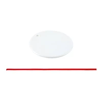 2.75" Round Ceramic Sublimation Ornaments, 3ct. by Make Market®