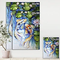 Designart - Koi Koi And Lily