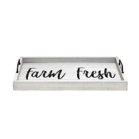 Elegant Designs™ 15.5" Farm Fresh Serving Tray with Handles