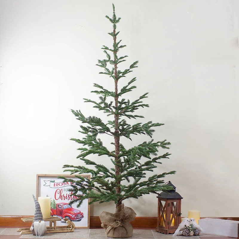 5ft. Unlit Ponderosa Pine Artificial Christmas Tree in Jute Base